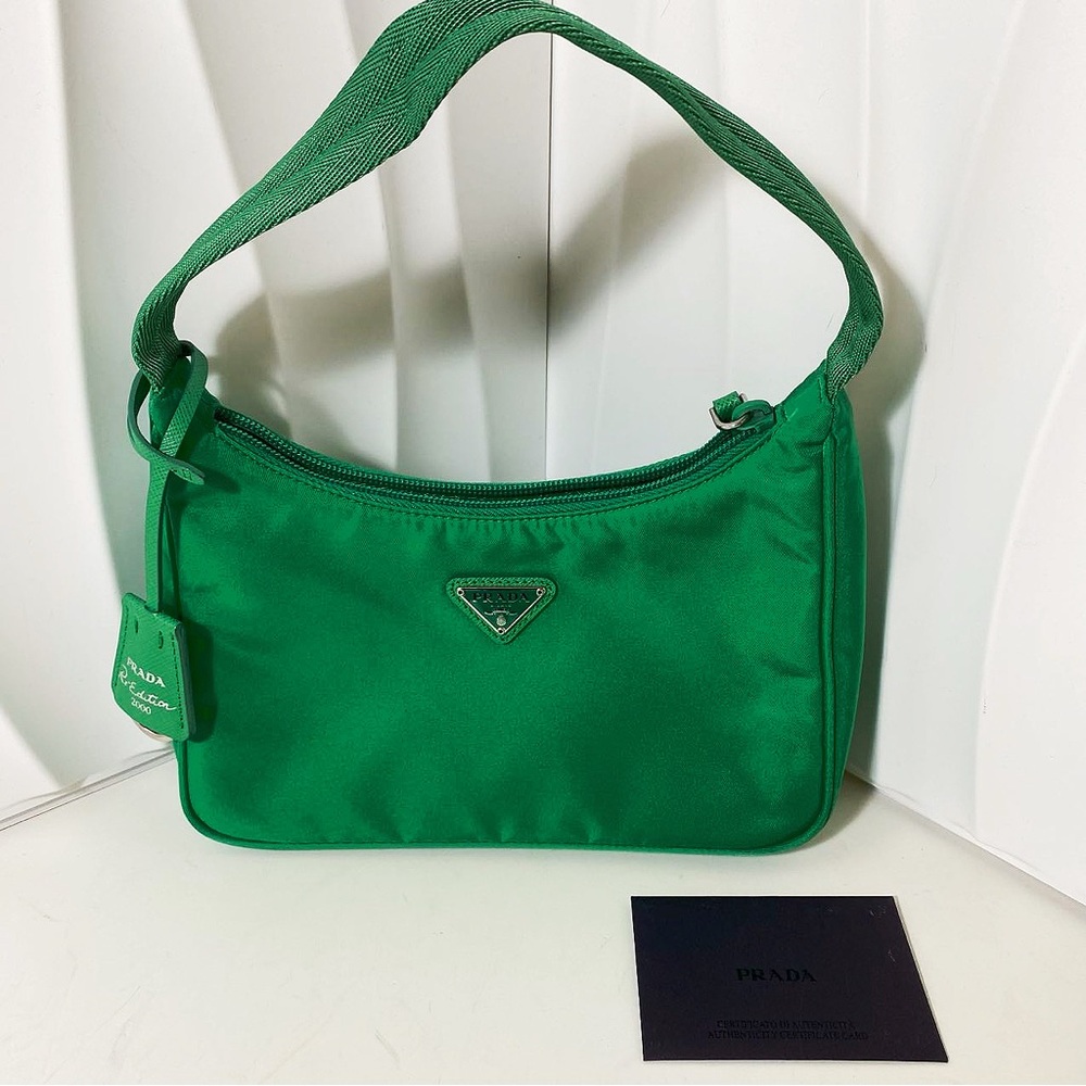 Prada Emerald Green Shoulder Bag